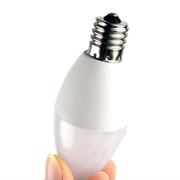 장수 촛대구E17(5W) 전구색(오렌지색)