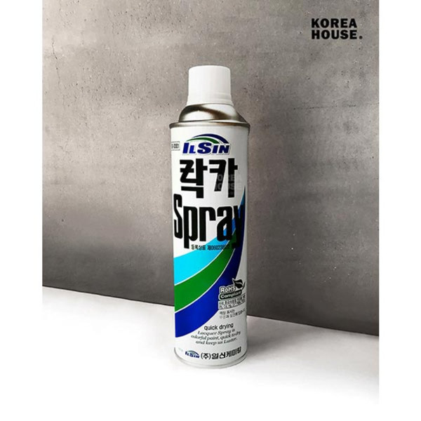 일신 락카 무광흑색 420ml