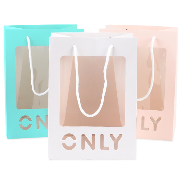 ONLY 투명창 쇼핑백 1P