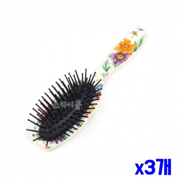 쿠션감 좋은 헤어빗 소 x3개 헤어브러시 헤어소품