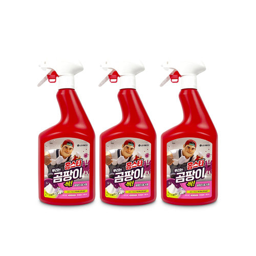 홈스타 맥스프레쉬 뿌리는 곰팡이 싹본품 900ml 3개 곰팡이제거 LG생활건강 악