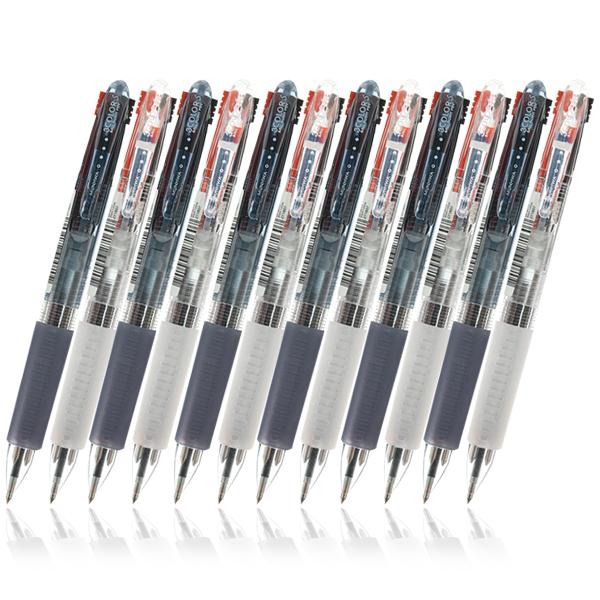 3색 볼펜 에스볼펜 흑 청 적 0.7mm 색상랜덤x12EA