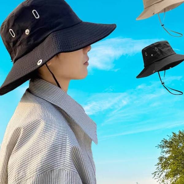 카우보이 남자 캠핑 디자인 데일리 캐주얼 스타일 사계절 클래식 개성 등산 야유회 낚시
