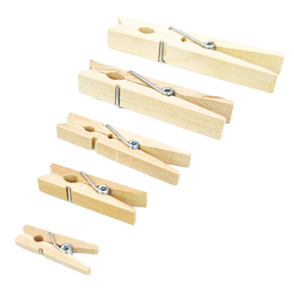 인테리어 나무집게 원목 DIY 사진집게 4.8cm (5개 1세트)