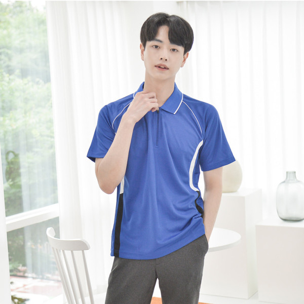 교복몰 [긴팔가능] 쿨론 코발트라인 카라티셔츠 5컬러