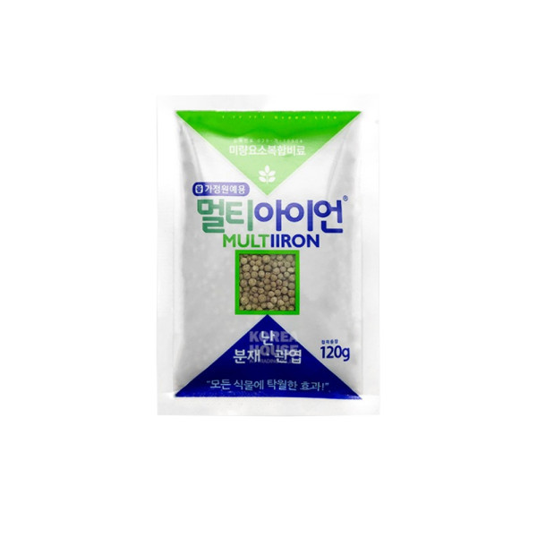 식물영양제 텃밭비료 멀티아이언 120g