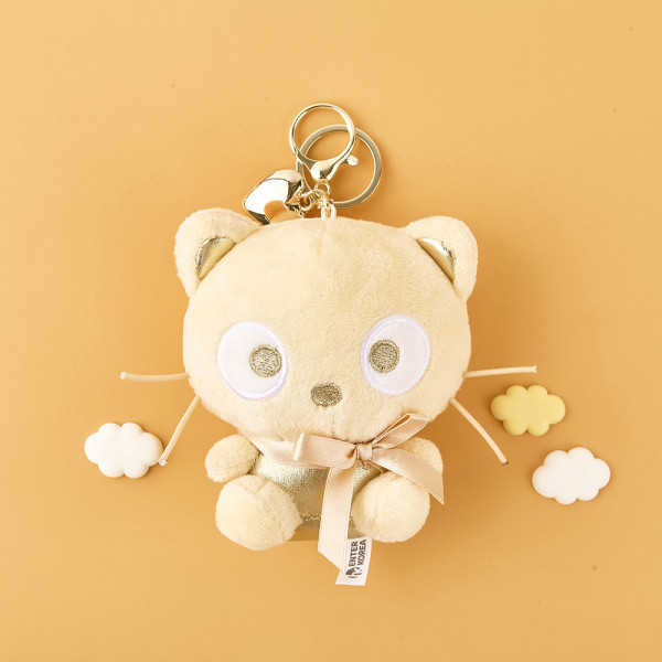 산리오 초코캣 골드하트 가방고리 13cm