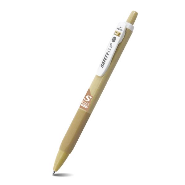 마이펜 세이프티클립S 볼펜 0.5mm 골드브라운