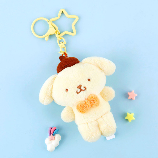 산리오 폼폼푸린 컬러별 가방고리 8cm
