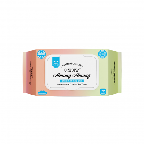 아망아망 프리미엄 물티슈 72매 450g 박스 20개