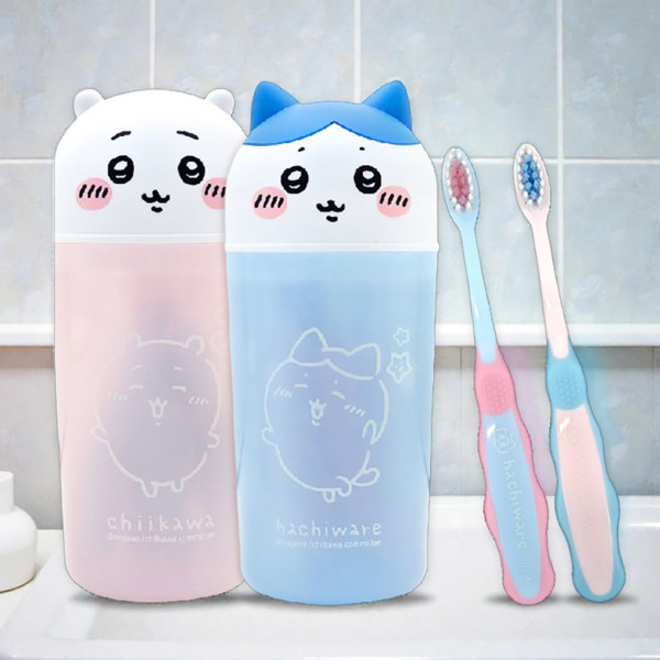 먼작귀 어린이 칫솔 4P 컵세트-8EA