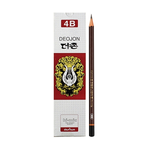 문화연필 더존연필 4B