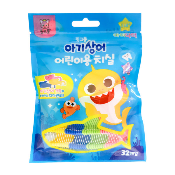 핑크퐁 일회용 어린이치실 (32개입)