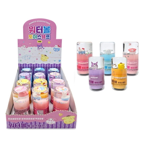 그린피앤에스 산리오 워터볼토이스탬프 헬로키티 쿠로미 시나모롤 폼폼푸린 마이멜로디
