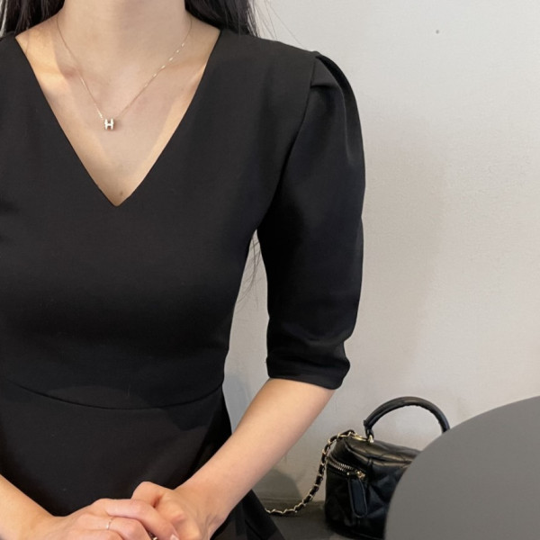 수사니 원피스 심플원피스 롱원피스 상견례원피스 롱드레스 봄원피스 하객룩