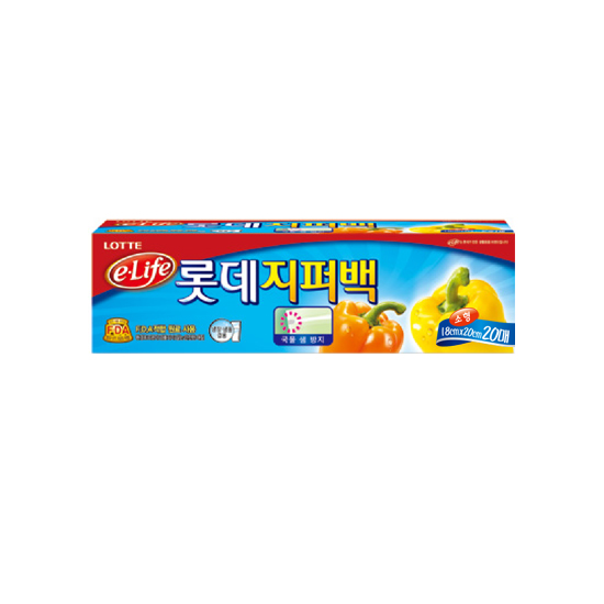 롯데지퍼백18X20X20매