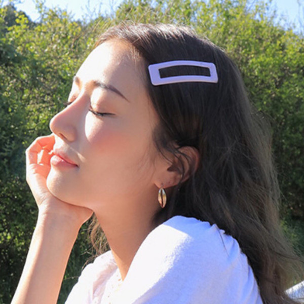 컬러 똑딱이 집게핀 헤어핀 머리핀