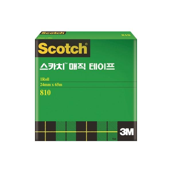 3M 매직테이프 리필 810R 24mmX65m 3인치(1개입)