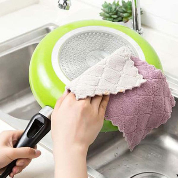 양면 주방 고급 소프트 매직 걸레 수세미 퀄팅행주