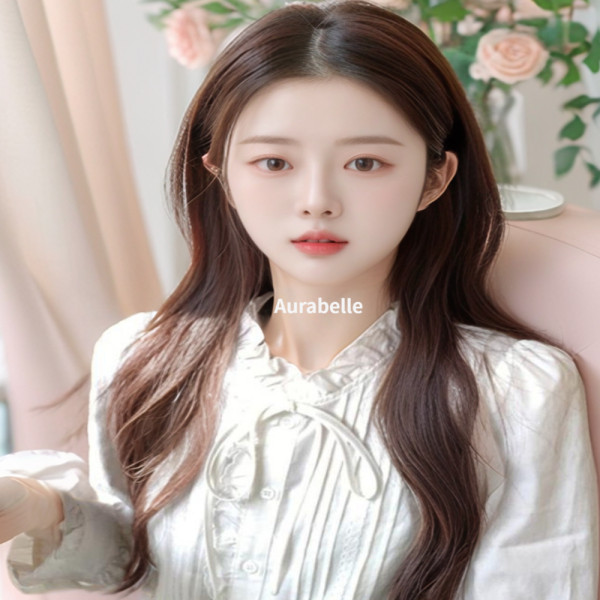 아우라벨르 레이스 프릴러플 셔링 리본핀턱 블라우스 브라렛가디건 심리스니트티티셔츠 하객룩