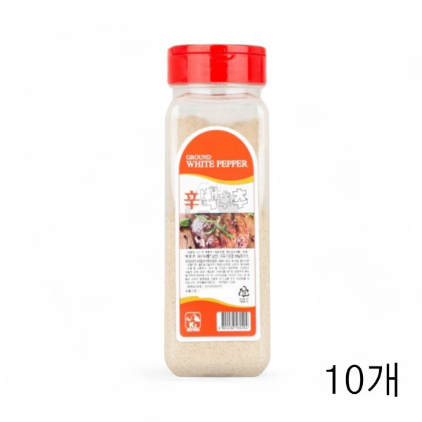 서원식품 백후추 400g X 10개 하얀후추가루 조리향신료 시즈닝 음식점후춧가루 흰후추