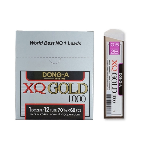 동아 XQ 1000 골드샤프심 2B 0 5 70mm 40pcs