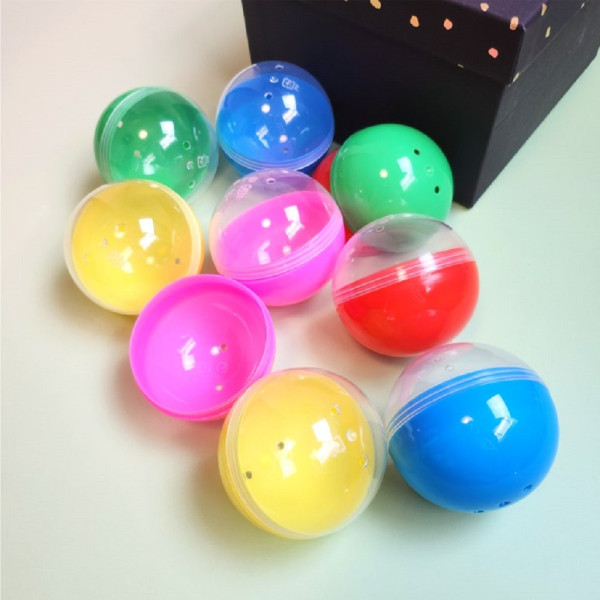 컬러 반투명 뽑기 캡슐 65mm 10P 1SET