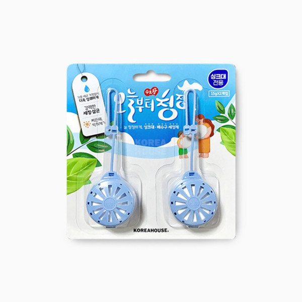 오늘부터청정 싱크대 배수구세정제15g 2개입