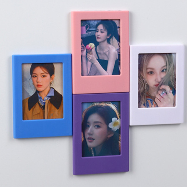 미니 마그네틱프레임 미니 냉장고 액자 사진 자석 폴라로이드 아크릴 필름