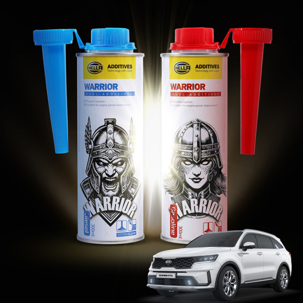 쏘렌토MQ4 가솔린,디젤 프리미엄 연비향상 헬라 워리어 연료첨가제 300ML