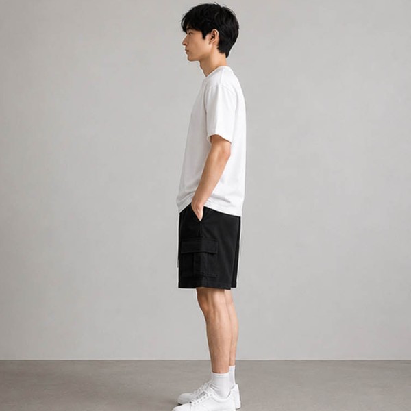 밴딩 반바지 다양한 활동에서 실용적으로 활용할 수 있는 숏팬츠 BM-483