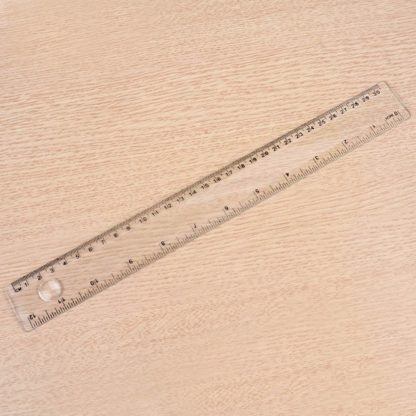 30cm 돋보기 플라스틱자