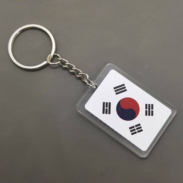 태극기 열쇠고리 양면 미니 태극기 키링 S12835