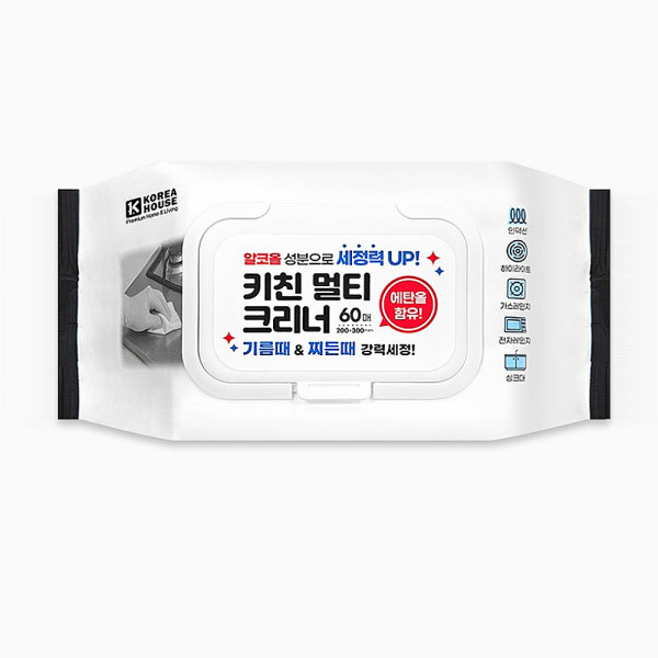 키친 멀티 크리너 캡 60매 기름 찌든때제거