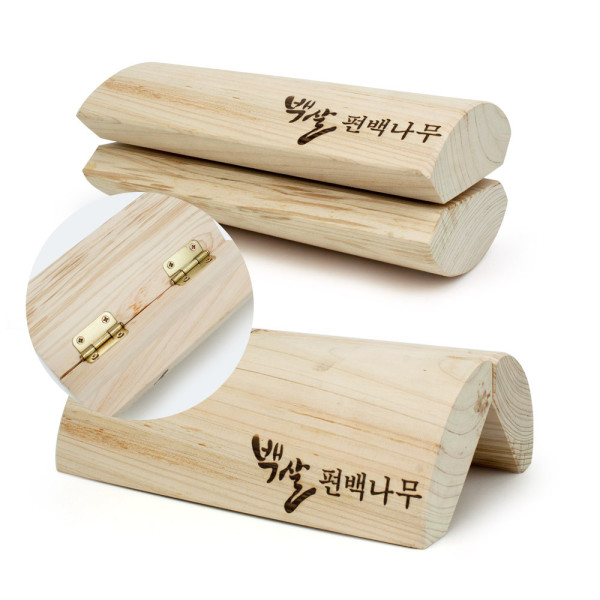 휴대용 편백나무베개 편백나무경침 목침