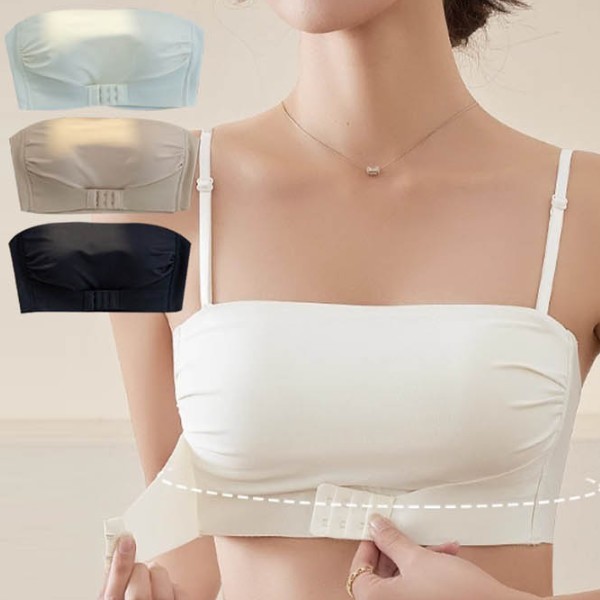 봉제선 없는 매끄럽고 편안한 앞후크 볼륨 브라 얇은 옷 슬림한 의상 함께 데일리 브라