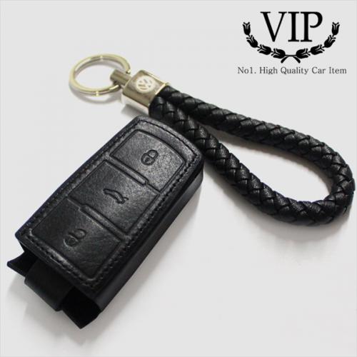 VIP 천연가죽 폭스바겐 스마트키 키홀더 C타입