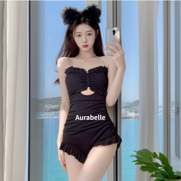 아우라벨르 여행룩 비치웨어 바캉스헤변룩 롱원피스 호캉스여행룩체형 섹시커버업