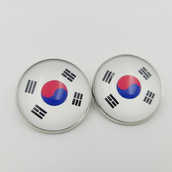 태극기 브로치 한국 국기 뱃지