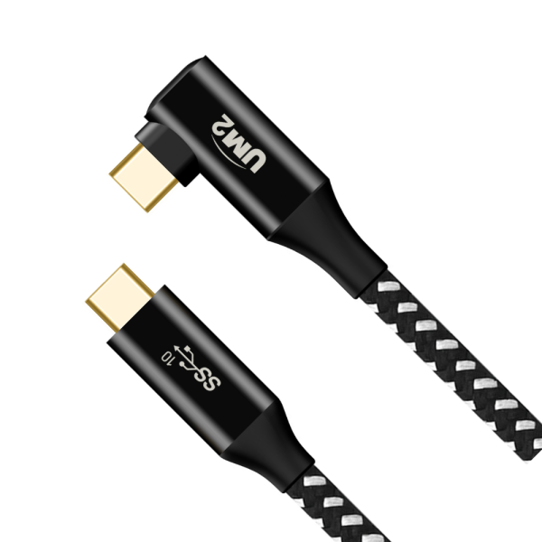 ㄱ자 C타입 고속 충전 케이블 100W GEN2 USB C타입 PD케이블 2M