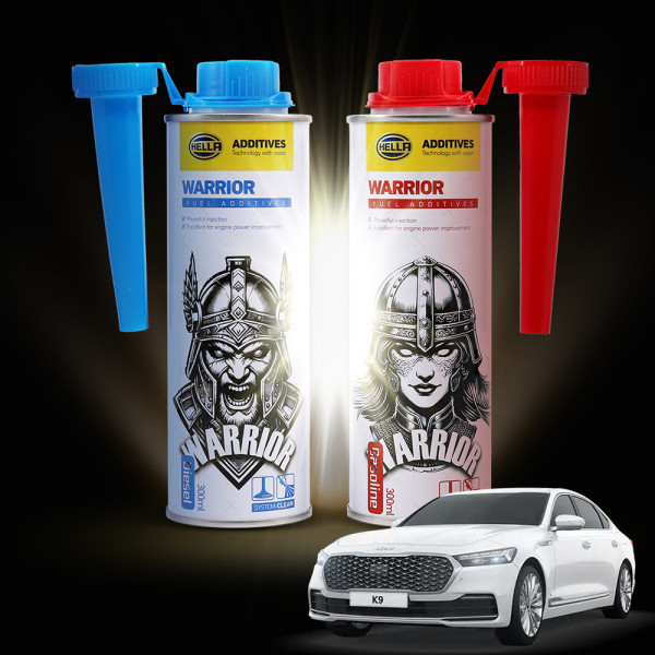 더K9 가솔린,디젤 프리미엄 연비향상 헬라 워리어 연료첨가제 300ML