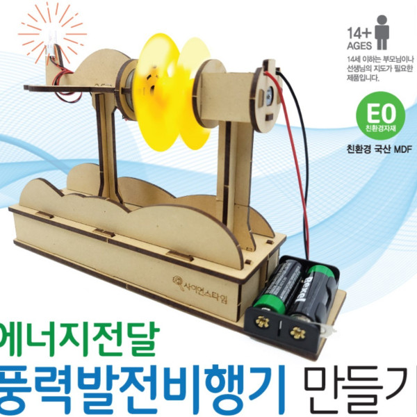에너지전달 풍력발전 비행기 학습용 브로마이드 제공