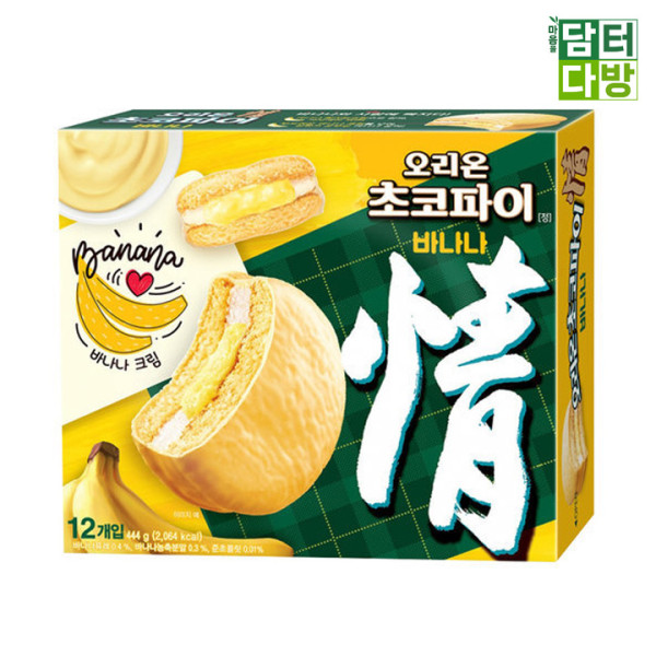오리온 초코파이 바나나 444g X 4개