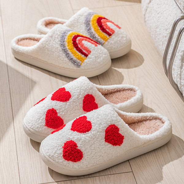 겨울 실내 거실 사무실 털 실내화 방한 슬리퍼
