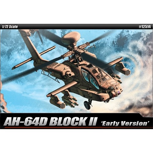 72sc 미육군 AH64D 블럭2 초기형 NEW TOOL 헬리콥터