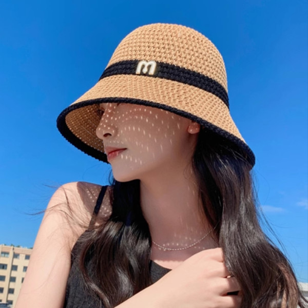 시원한 자외선차단 베이직 바캉스 피크닉 라탄 모자