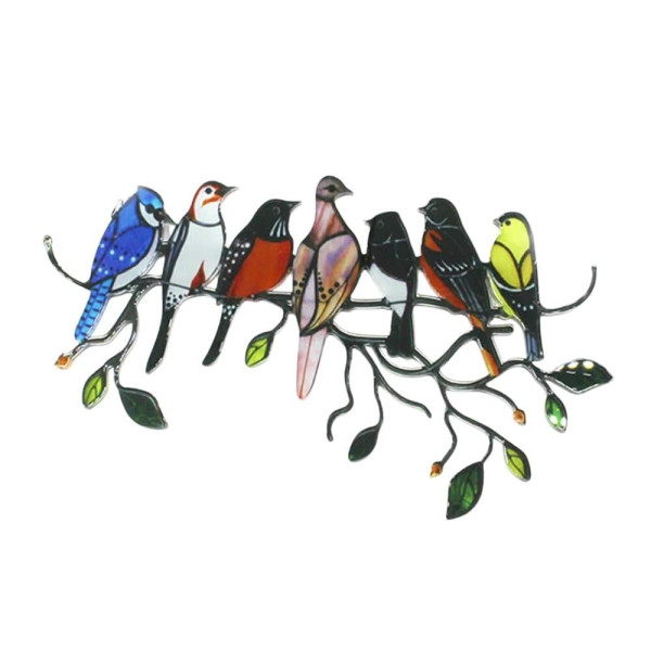 벽걸이 새장식 7마리