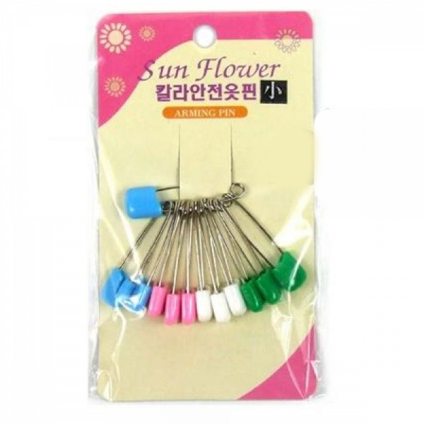 안전캡 컬러옷핀 소형 부자재 악세사리만들기 옷수선