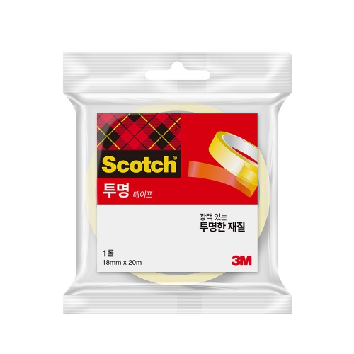 3M 스카치다용도테이프 550 3인치 18 20 18mm 20M 박스 96개