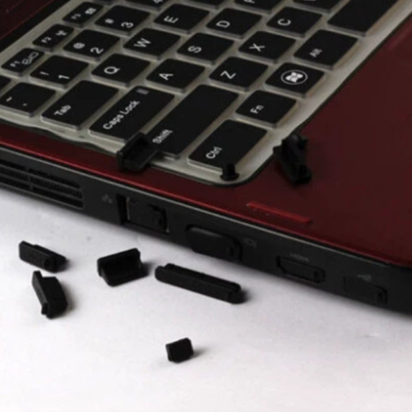 노트북 PC 포트 USB 마개 세트 먼지 차단 보호 캡 다용도 구성 이물질방지